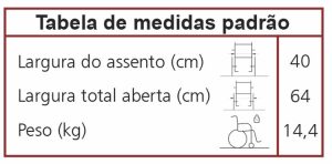 tabela de medidas 1009